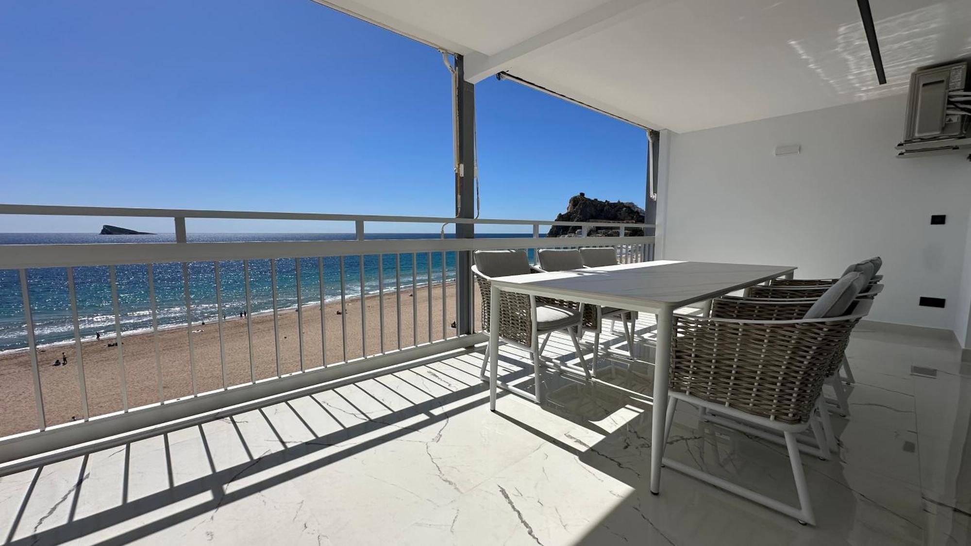 Esmeralda, Benidorm Beachfront Poniente, 1St Line Frontal Seaview, Ocean Terrace ภายนอก รูปภาพ
